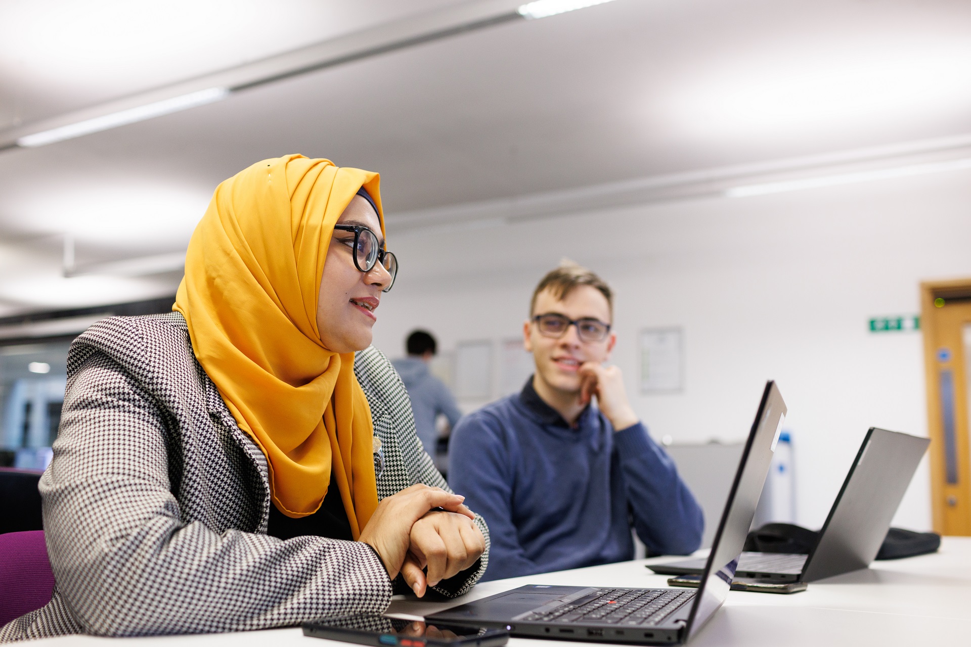 Students on a laptop - computer